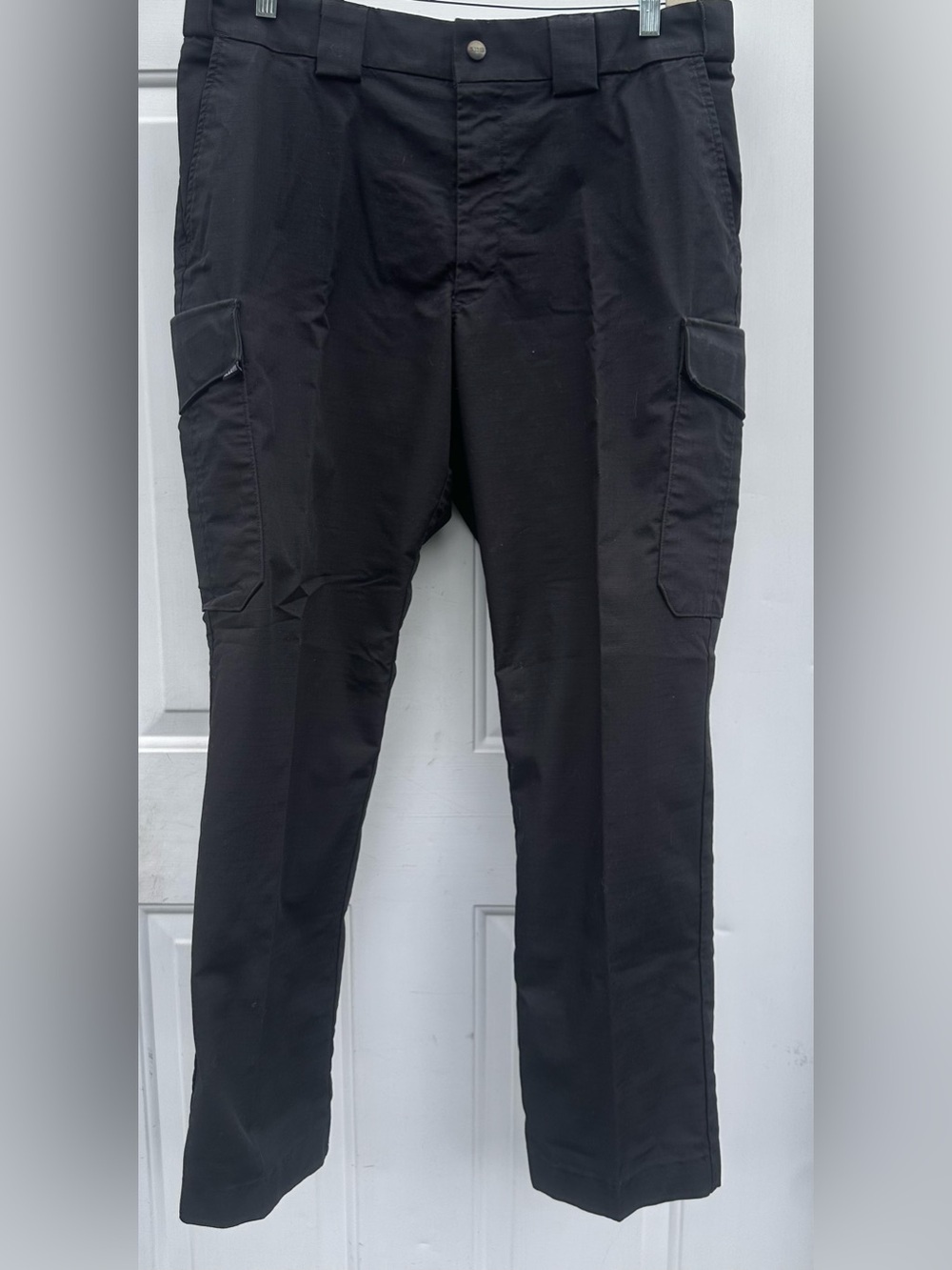 5.11 Tactical Black Cargo Pants with Side Flap Pockets